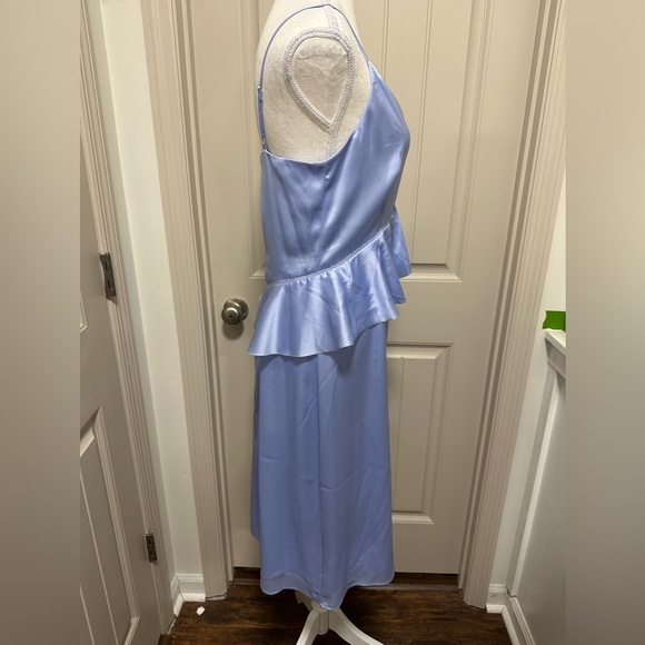 Banana Republic Light Blue Peplum Dress - Picture 3 of 6